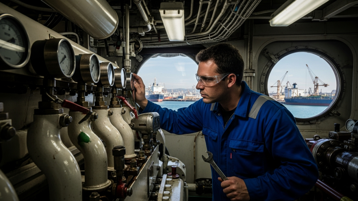 Marine Engineer Salaries in Cyprus 2026: STCW Class I–IV Pay Bands and Shore-Side Roles
