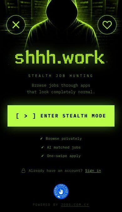 SHHH.WORK Review: The Stealth Job Hunting Platform for Discreet Career Moves