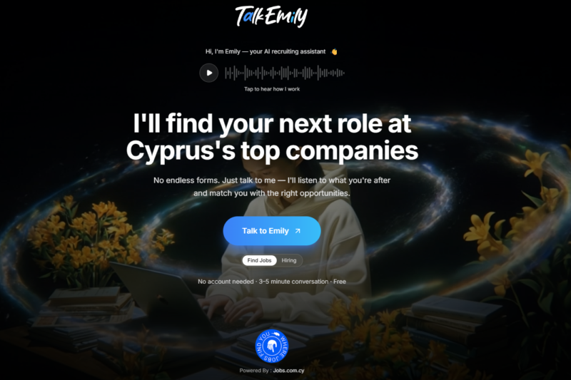 TalkEmily AI Recruiter Cyprus 2026: Voice-First Job Matching